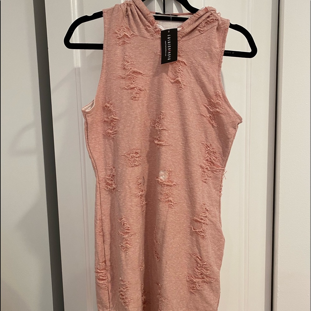 Fashion Nova 
Cute Hangout Hoodie Dress